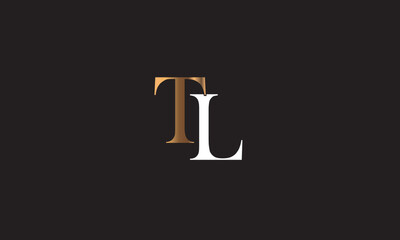 TL, LT, T, L Abstract Letters Logo Monogram