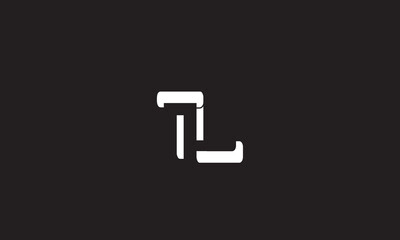 TL, LT, T, L Abstract Letters Logo Monogram
