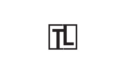 TL, LT, T, L Abstract Letters Logo Monogram