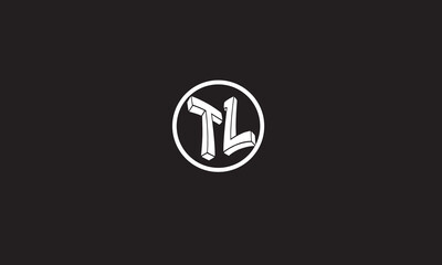 TL, LT, T, L Abstract Letters Logo Monogram