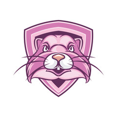 Beaver mascot esport logo