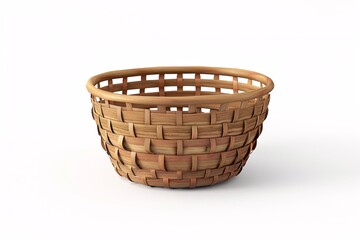 a basket on a white background