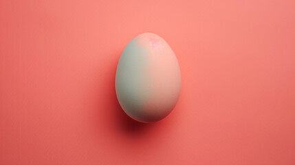 Easter day, Easter egg, Top view of easter egg multicolored egg on pastel, Easter wallpaper with...
