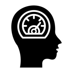 Efficiency glyph icon