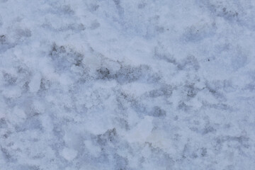 snow close-up