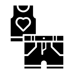 Outfit glyph icon