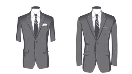 A modern gray business suit for men, showcasing versatility and contemporary design