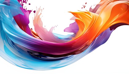 abstract background with splashes