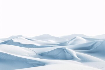a snow covered hills with a white background
