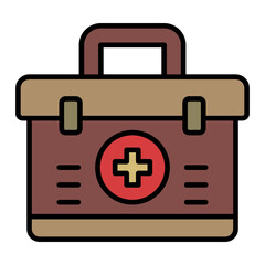  Medical Kit line filled icon