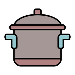   Pot line filled icon
