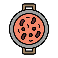   Stew line filled icon