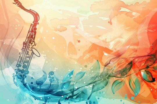 abstract background for Jazz Appreciation Month