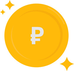 Sparkle Russian Ruble Currency