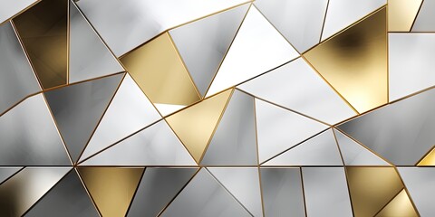 Gold and Silver Background