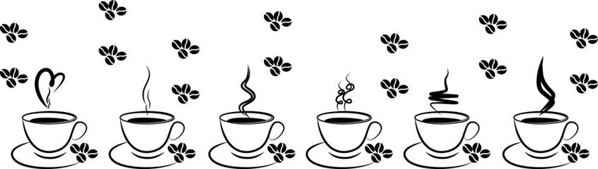 coffee cup set