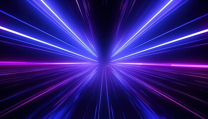 Fototapeta na wymiar Futuristic technology abstract background with a glowing neon outline, tech background 
