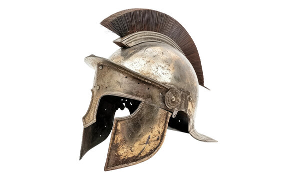 Roman Steel Headgear isolated on transparent Background