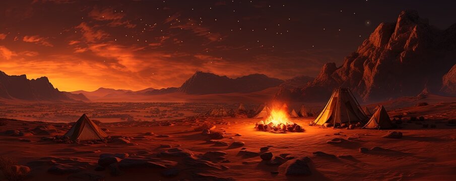 firecamp desert