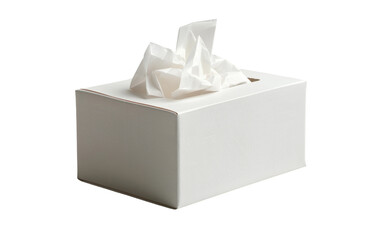 Stylish Tissue Boxes for Every Room On Transparent Background.