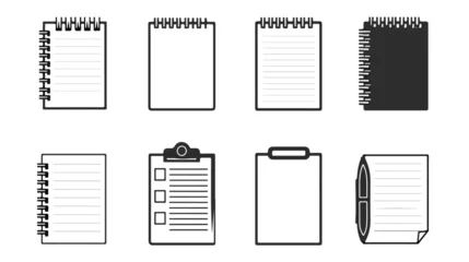 Poster Note icon set. notepad icon vector. edit file. write © Nobel