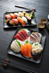 刺身、寿司、和食の背景