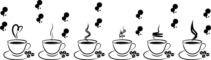 coffee cup set