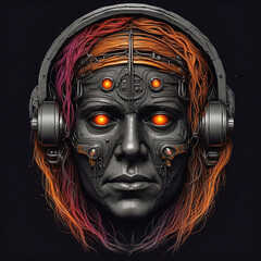 Album Movie Poster T-Shirt Cover Horror Style Printable 3D Render