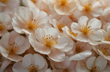 Floral Fantasy: A Rich Palette of Blue, Gold, Red, and Green Highlights the Vibrant Blossoms, Celebrating the Freshness and Growth of Spring, generative AI