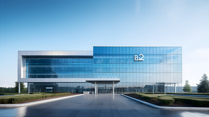 Fototapeta na wymiar BZ Corporate's Elegant Headquarters Reflecting Brand Sophistication and Domination