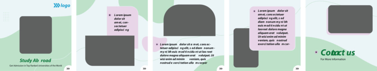 Instagram Carousel Post Template