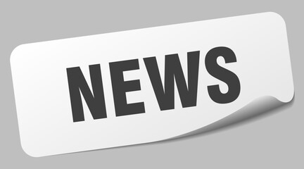 news sticker. news label
