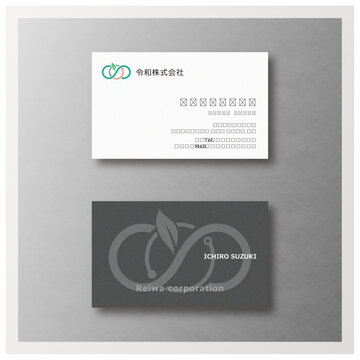 モダンな名刺デザインテンプレート：日本サイズ(91&times;55)