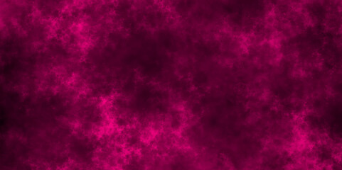 Abstract night sky space grunge burgundy red. Dark pink frost and lights in nebula and stars in space. Dark elegant Royal pink gentle grunge maroon color shades