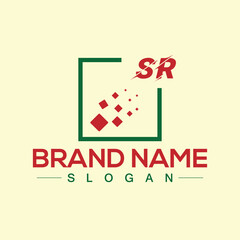 Premium SR creative unique logo design for your business