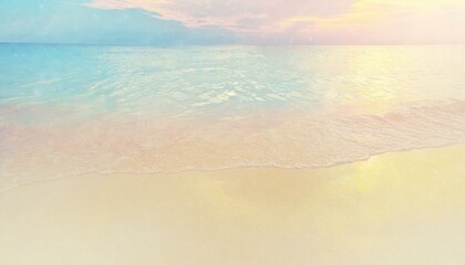 美しい海（楽しい夏の旅行イメージ、南国のビーチ、キラキラの海） - obrazy, fototapety, plakaty