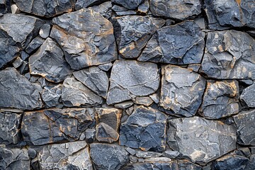 a close up of a stone wall