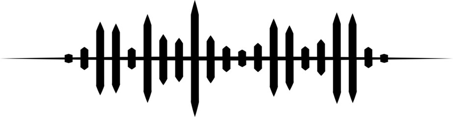 Sharp Black Soundwave