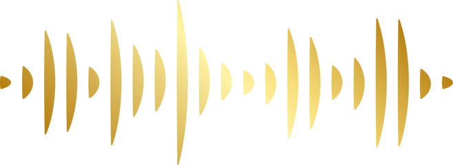 Sharp Gold Soundwave
