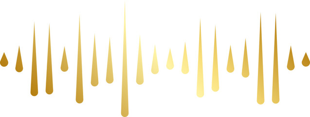 Sharp Gold Soundwave