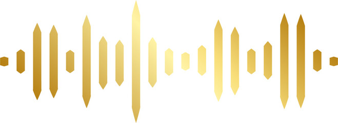 Sharp Gold Soundwave