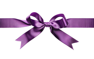 Lavender Ribbon isolated on transparent Background