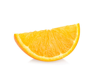Orange slice isolated on white background