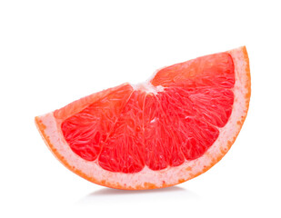 Fresh grapefruit fruit. Grapefruit isolated on white background. clipping path.