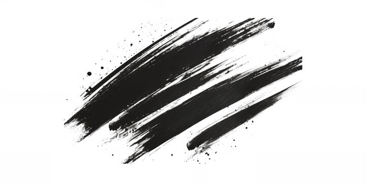 distressed brush strokes in rough hatched lines, providing a textured