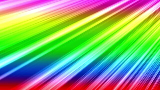 虹色の横に流れる線