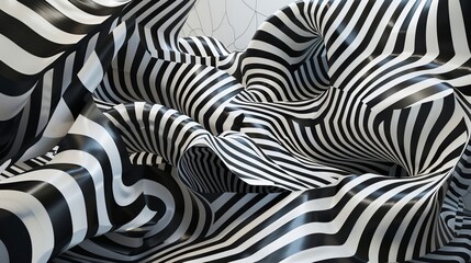 Trendy Abstract black and white geometric Background. Stylish black and white Backdrop.