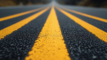 Modern urban road close-up
