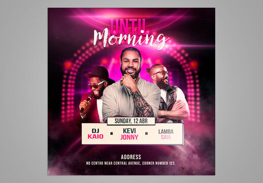 Post Flyer Show Social Media Template 
