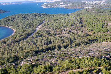 view of the river and mountains